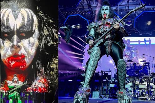 Gene Simmons de Kiss, fascinado con Ecuador por su monigote gigante y dejó este mensaje