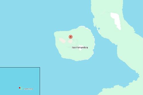 Sismo de magnitud 3,9 se registró frente a las costas de Galápagos la noche del 17 de noviembre