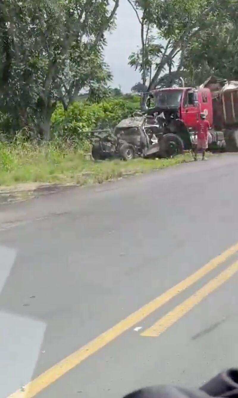 Trágico accidente en la vía Guayas- Manabí