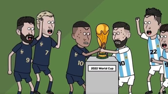 Francia vs Argentina en la final del Mundial de Qatar 2022