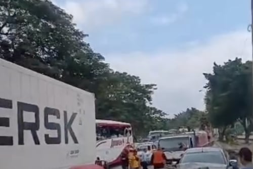 Choque múltiple en vía a la Costa km 20 deja varios heridos este 3 de junio