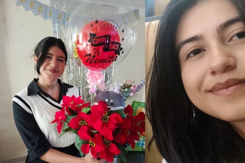 Cámara captó a Nathaly Mafla en el sector de La Vicentina, nororiente de Quito