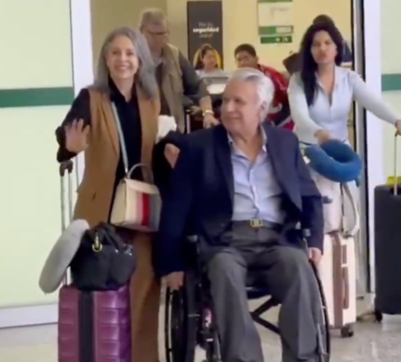 Lenín Moreno está en Ecuador.