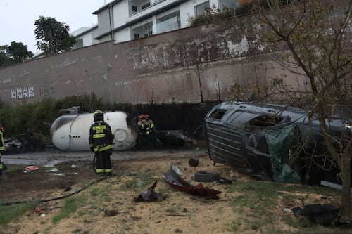 Un hombre sobrevivió a la explosión del tanquero en la Ruta Viva: Así fue su rescate