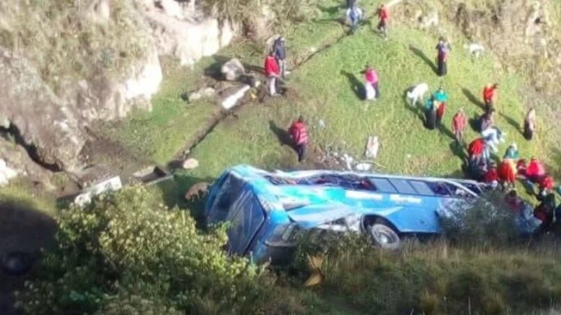 Accidente de tránsito en Riobamba