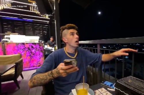 Streamer captura en vivo el potente sismo de 6.9 que sacudió Filipinas