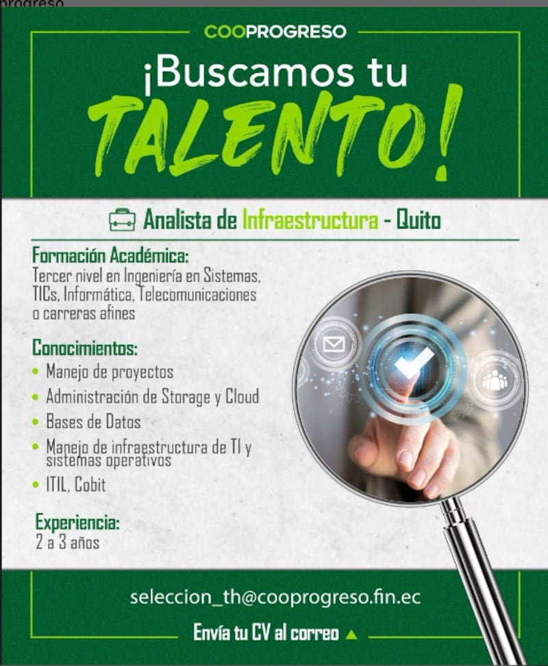 TRABAJO EN QUITO