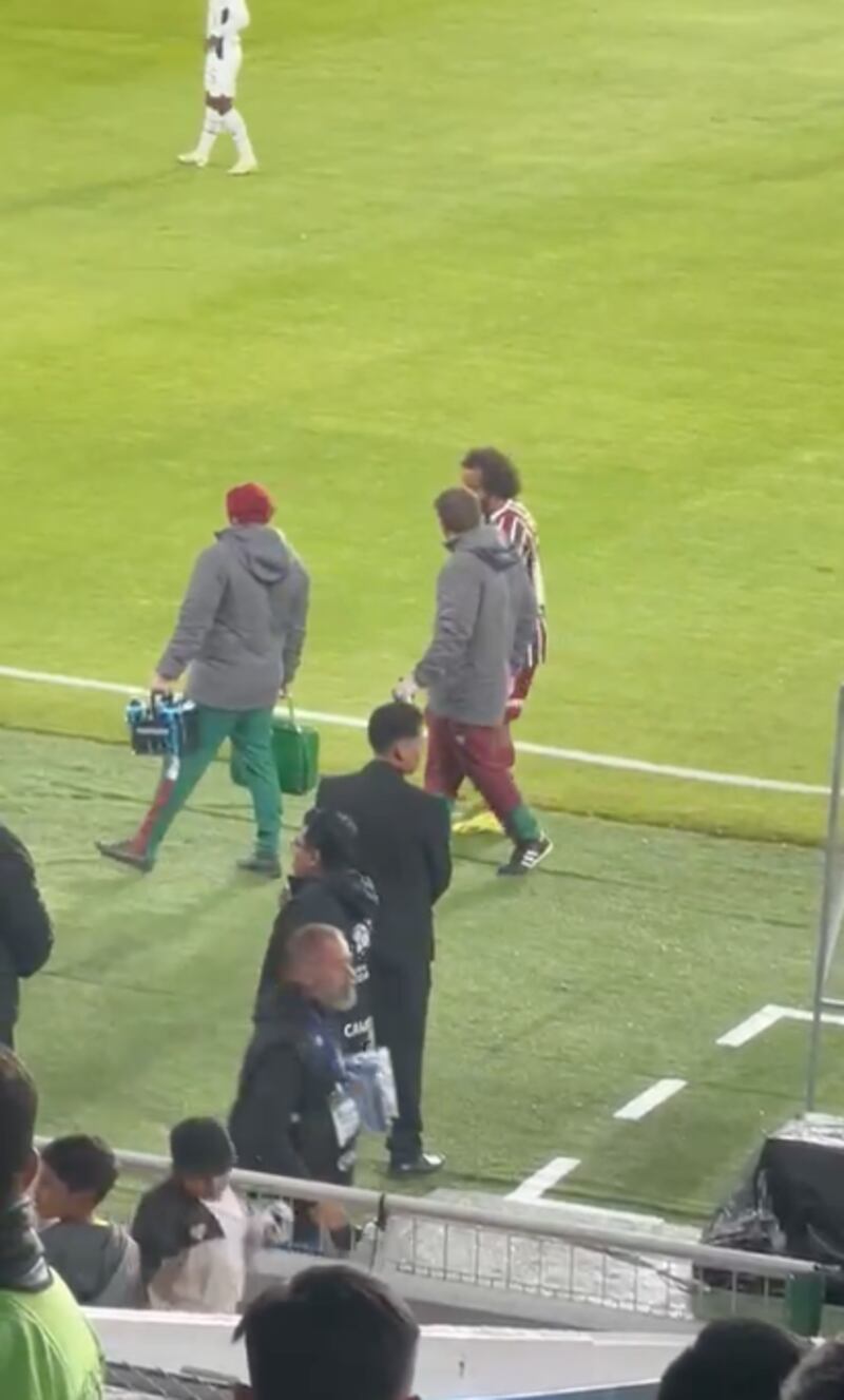 Marcelo salió lesionado en Casa Blanca
