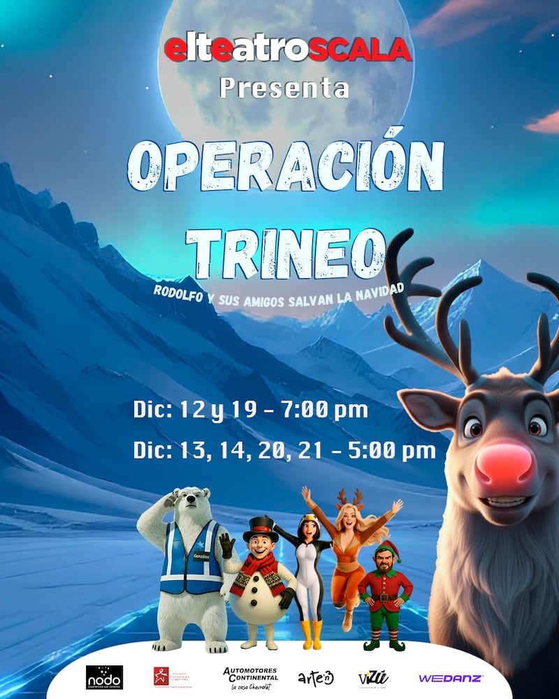Arte’n3 anuncia el estreno de su nuevo musical familiar “Operación Trineo: Rodolfo y sus Amigos Salvan la Navidad”