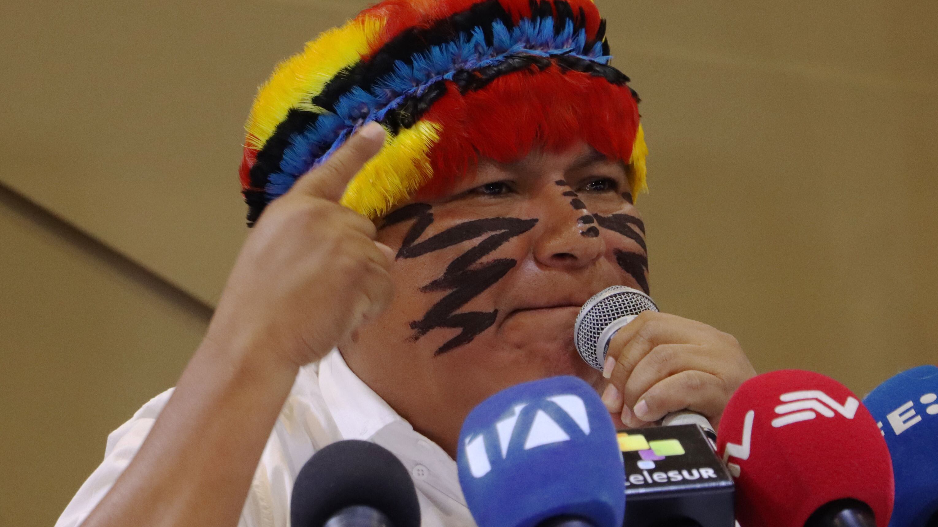 RUEDA DE PRENSA CONAIE