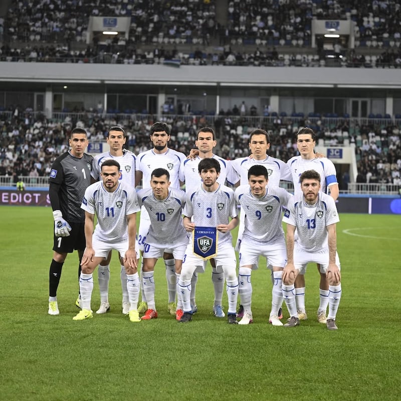 Lista la convocatoria de la selección Uzbekistán, rival de Colombia, para su campamento previo al Mundial