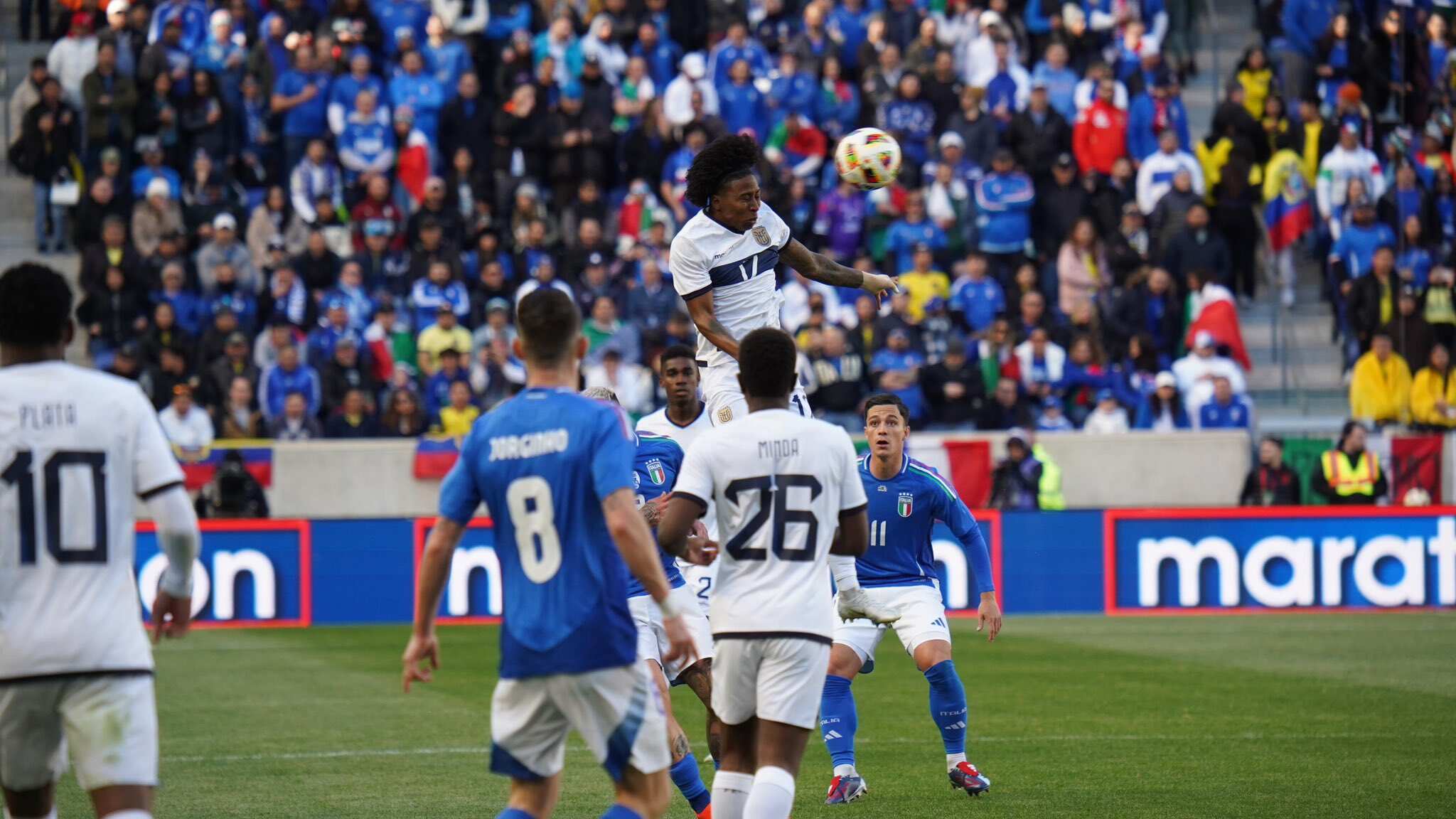 Ecuador vs Italia en Estados Unidos
