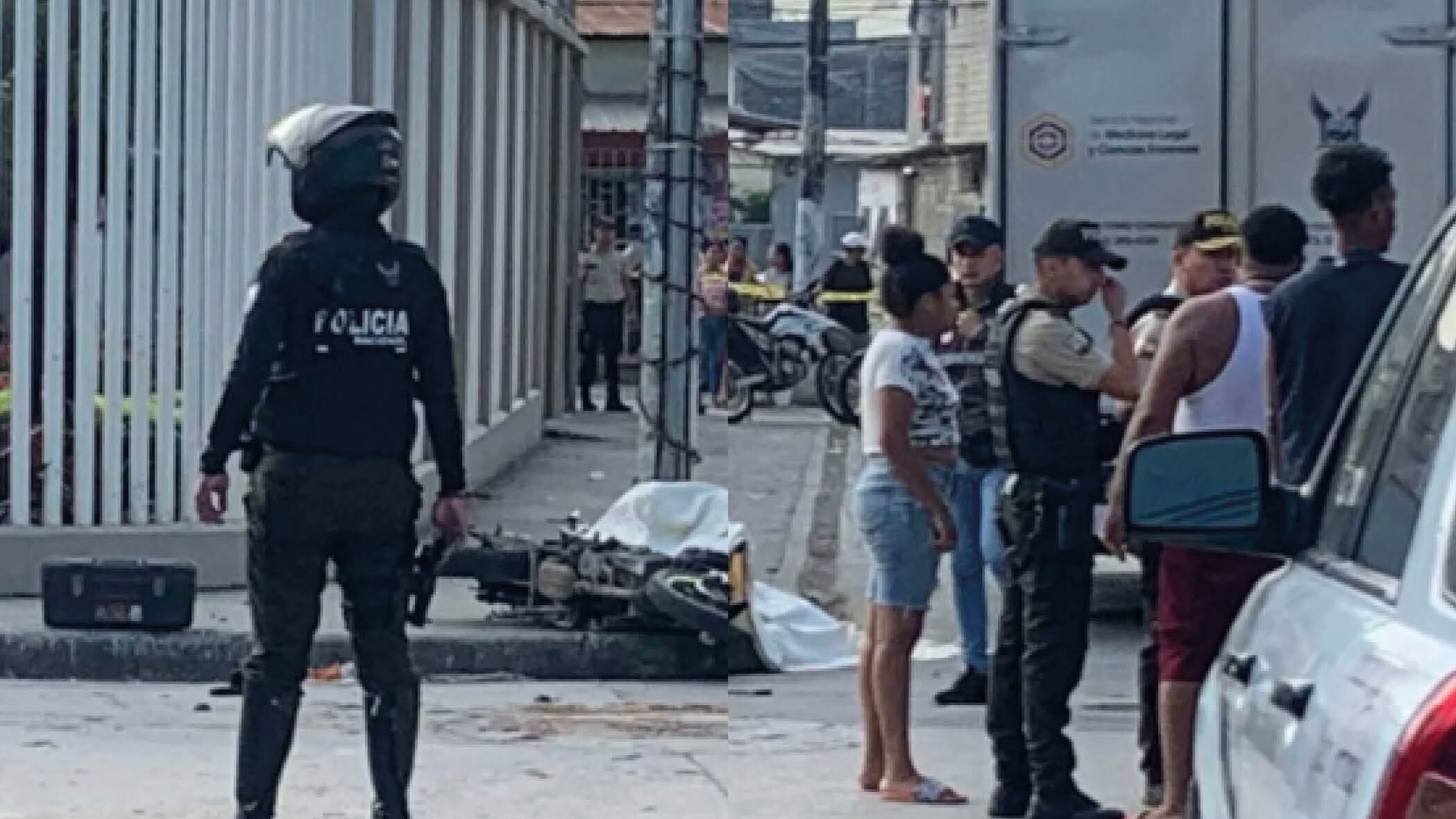 Sujeto que escapaba con una moto robada y que apuntó con un arma a un policía falleció después de ser arrollado por un patrullero