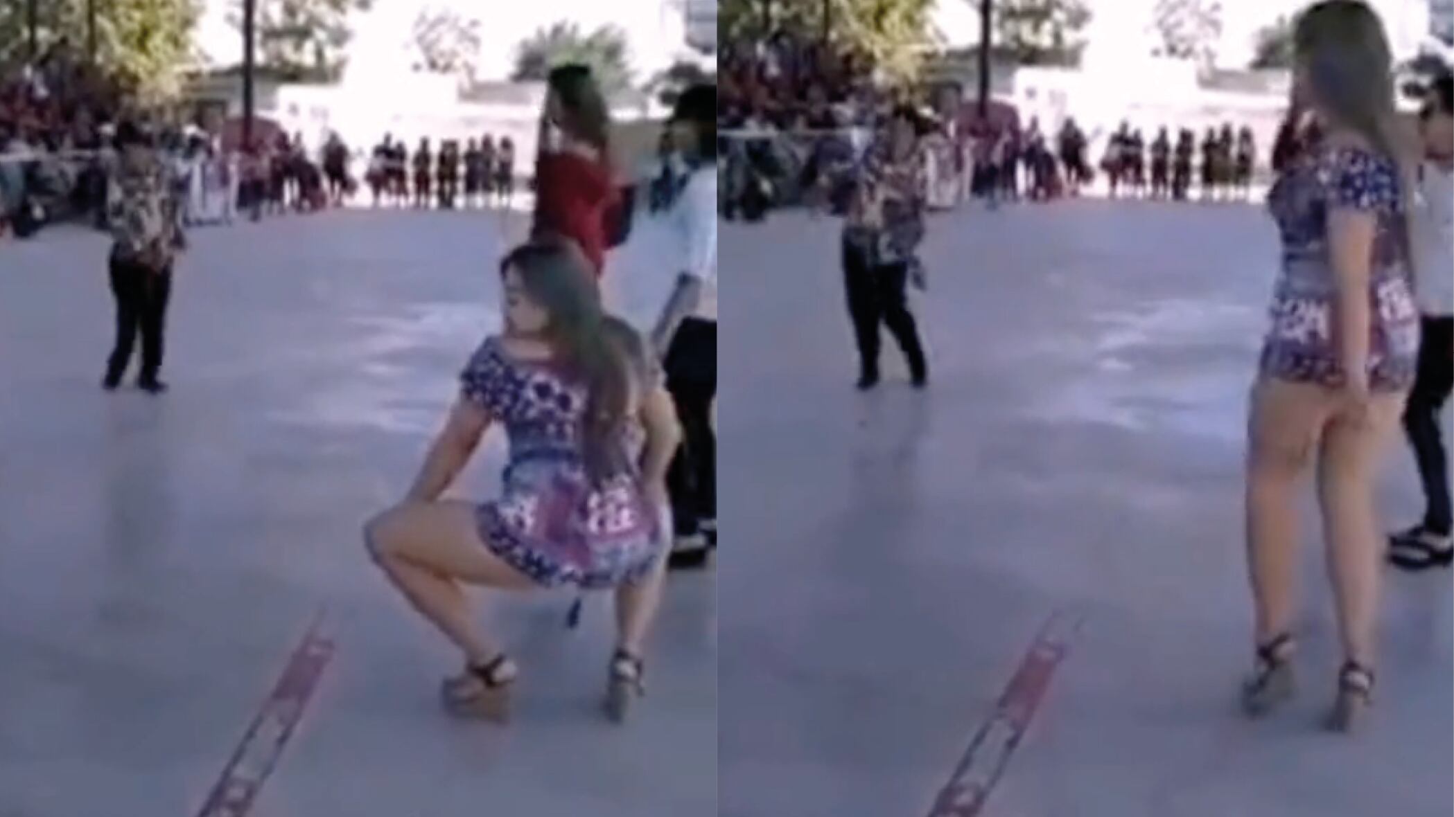 Maestra se vuelve viral por “perrear” en un festival escolar ante la mirada de todos