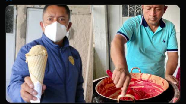 Camarógrafo Marco Ramírez dejó la televisión y ahora vende deliciosos helados y colada