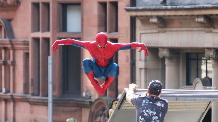 Nuevas imagenes del rodaje de Spider - Man "Un Nuevo Día"