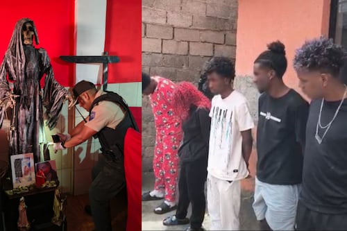 Hallan figuras de la ‘Santa Muerte’ en operativo que desarticuló banda vinculada a ‘Los Lobos’ en Quito