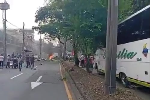Explosión en Cali: Videos muestran la gravedad de los destrozos por la explosión de un vehículo