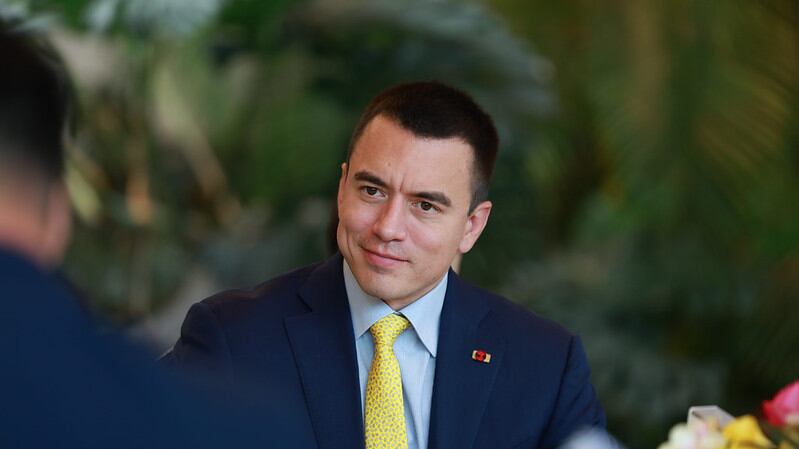 Presidente Daniel Noboa firma veto parcial sobre reforma al Código de la Democracia