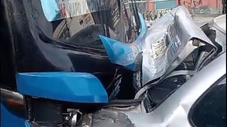 Choque múltiple sur de Quito