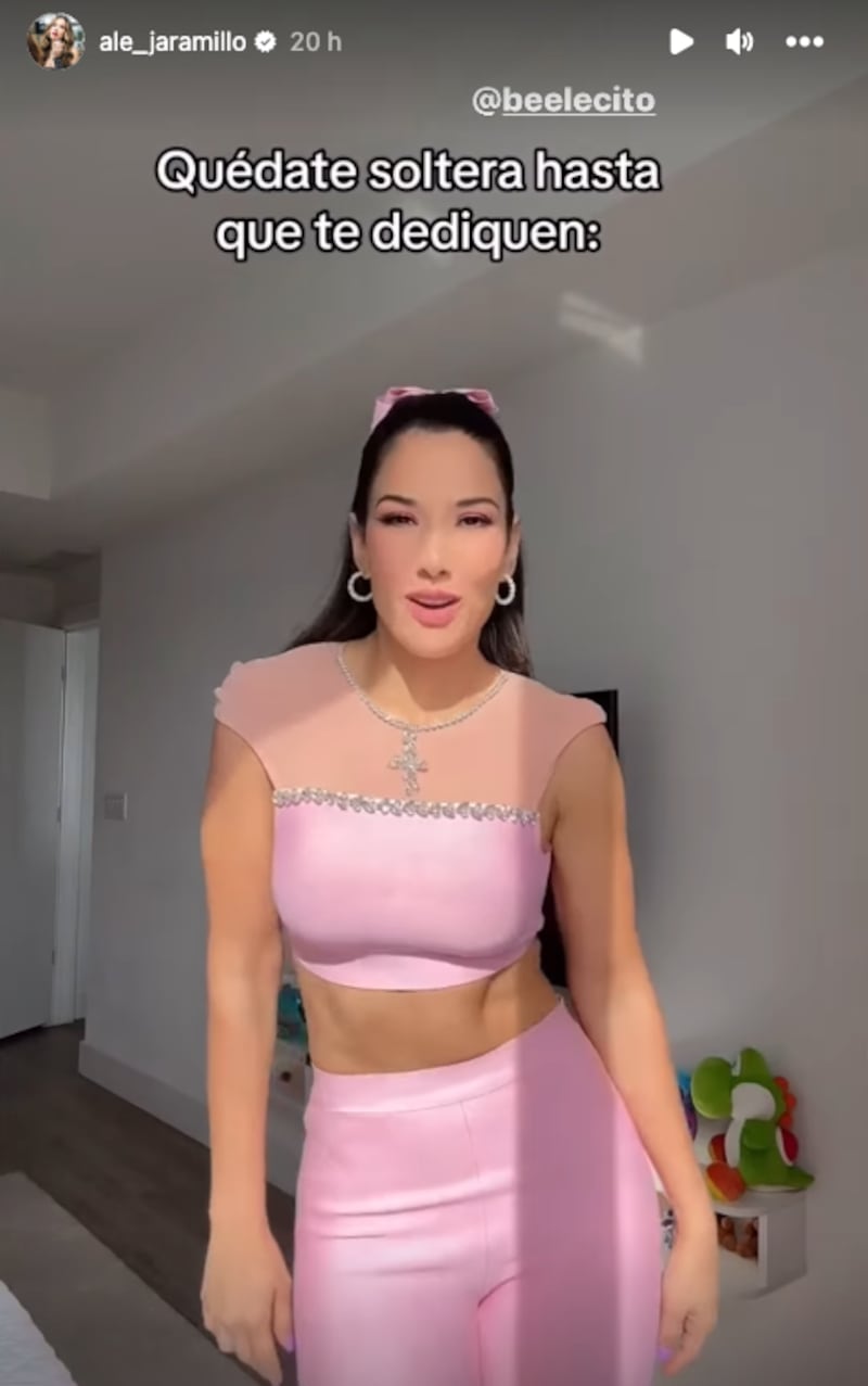 Alejandra Jaramillo se une a la tendencia 'Coquette'