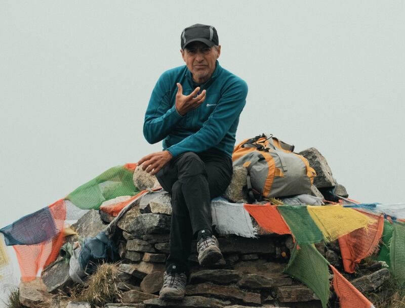 El montañista Iván Vallejo