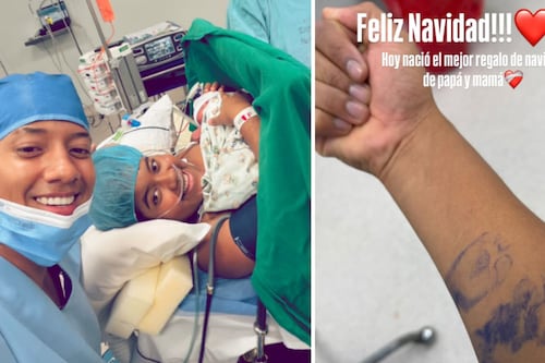 Jombriel se convirtió en papá en plena Nochebuena: Así fue el nacimiento de su bebé