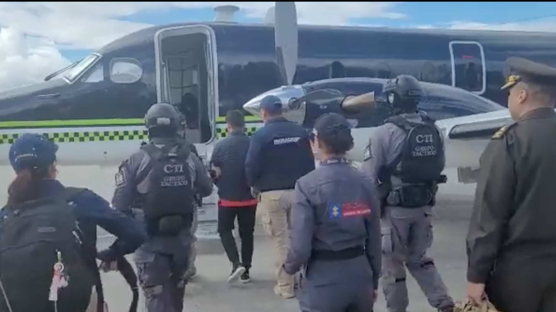 Germán Cáceres rumbo a Quito