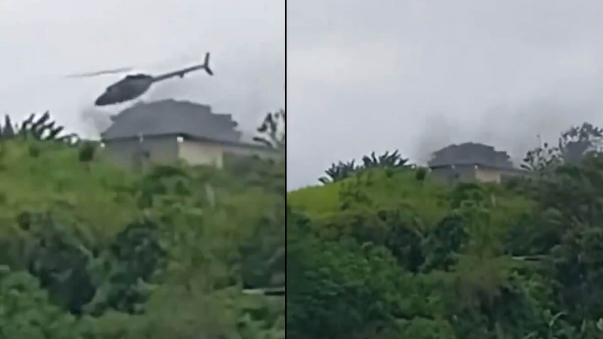 Guarida quemada en Esmeraldas