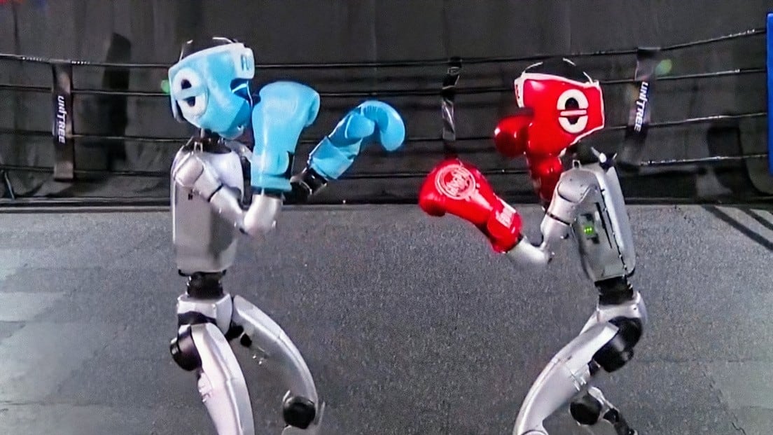 Pelea de robots en China.
