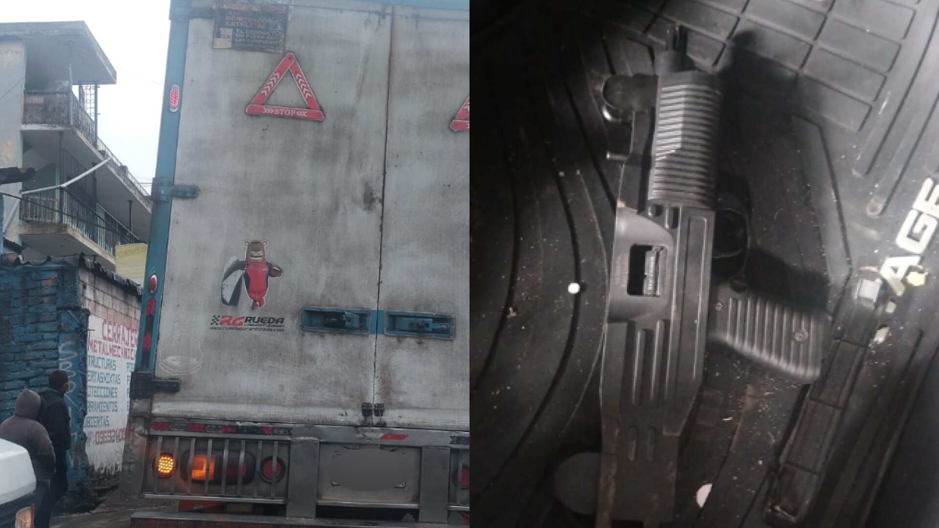 Sujetos asaltan y roban camión a mano armada en Puengasi, Quito