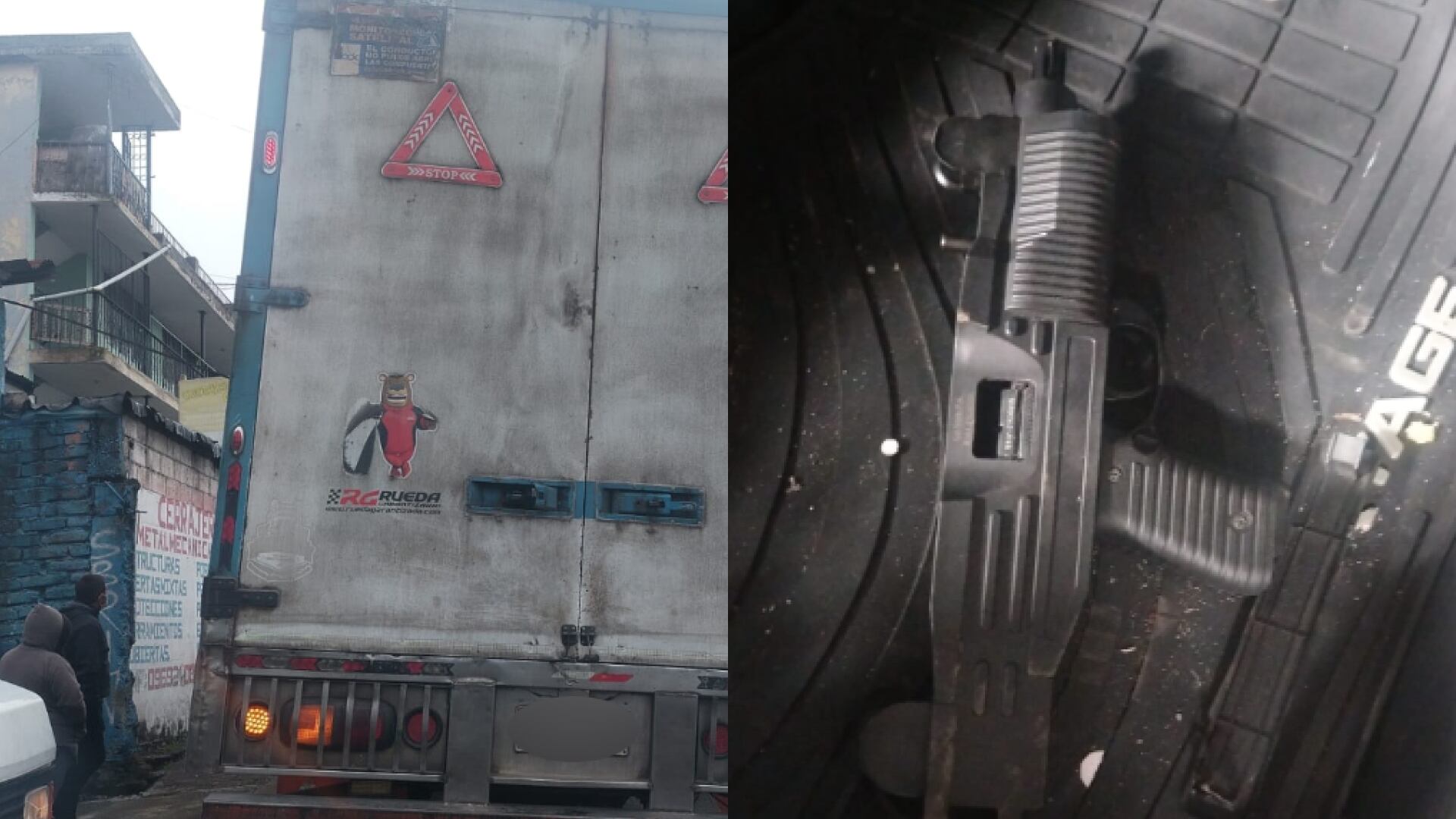 Sujetos asaltan y roban camión a mano armada en Puengasi, Quito