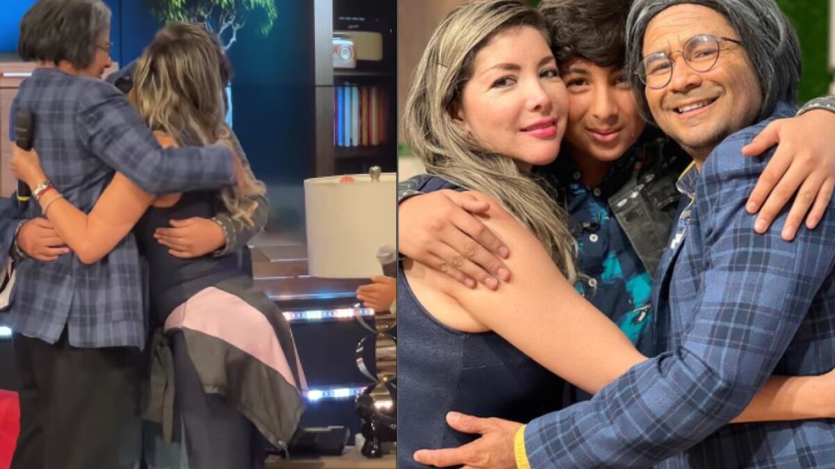 Ella es la mamá de Adrián.