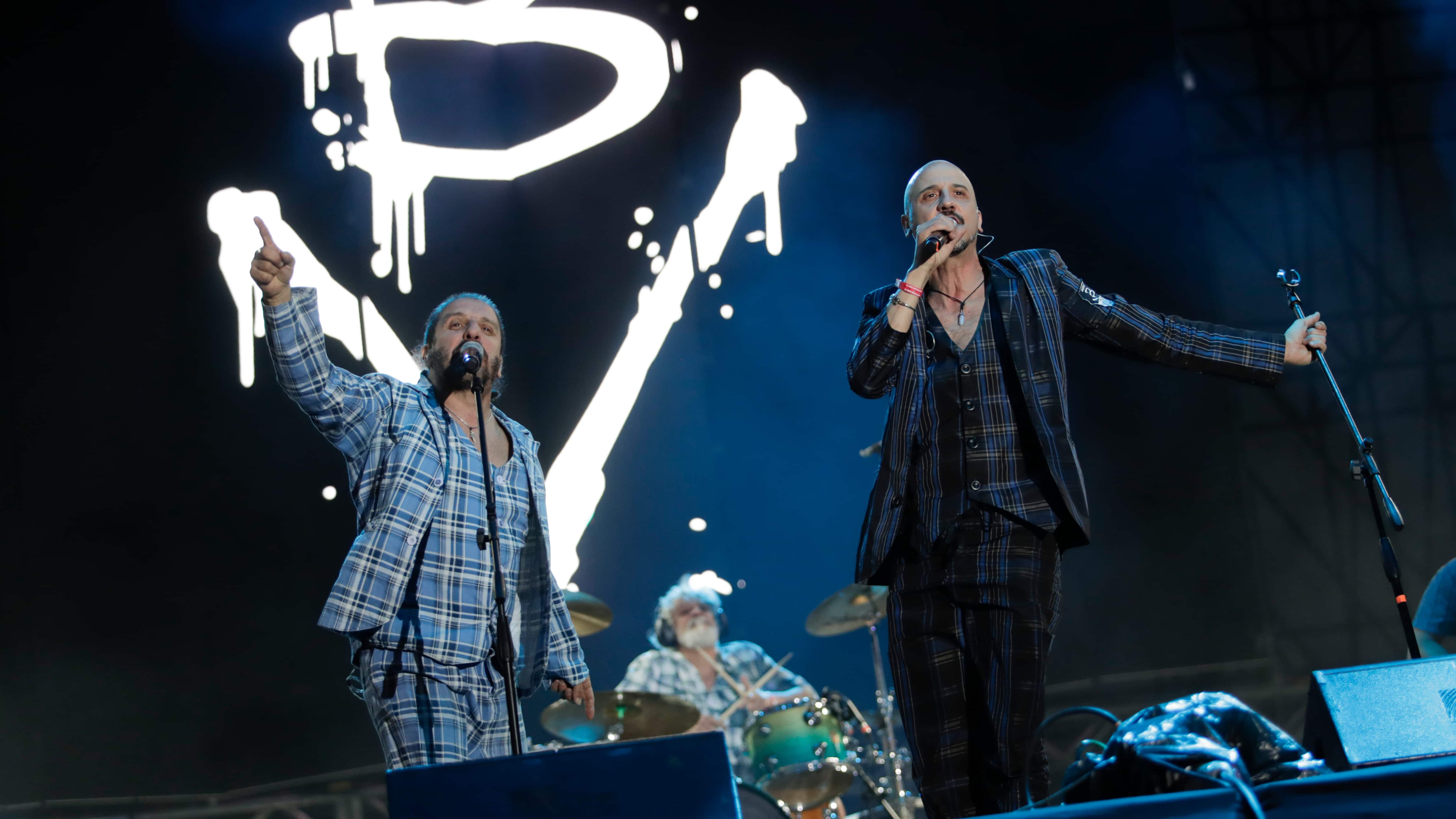 Bersuit Vergarabat, de Argentina, durante su presentación en Rock al Parque 2022 en Bogotá.