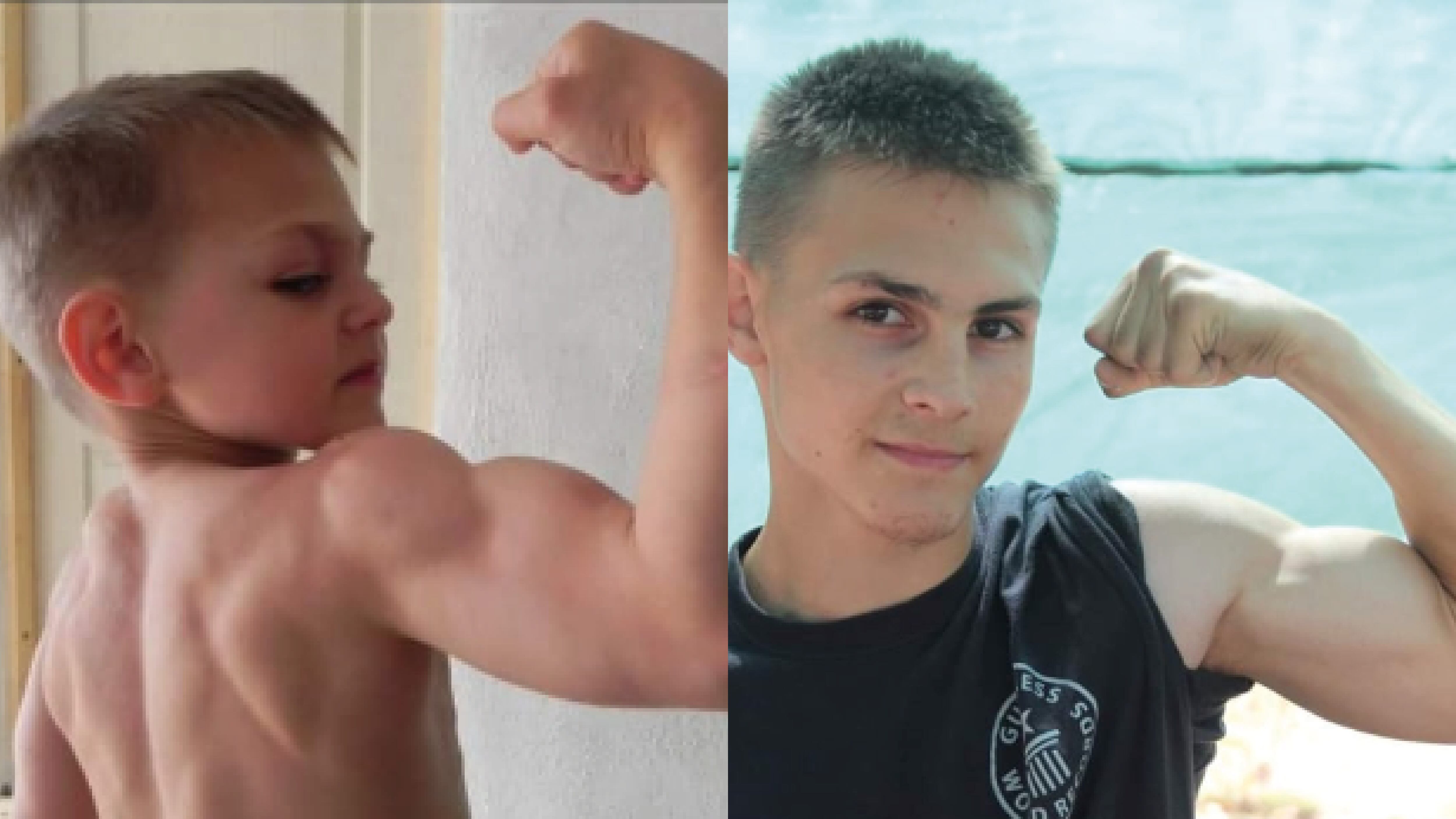 Así luce en la actualidad el niño más fuerte del mundo.