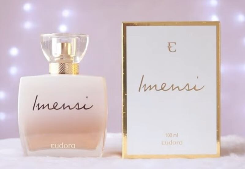 Frasco de perfume Imensi Eudora