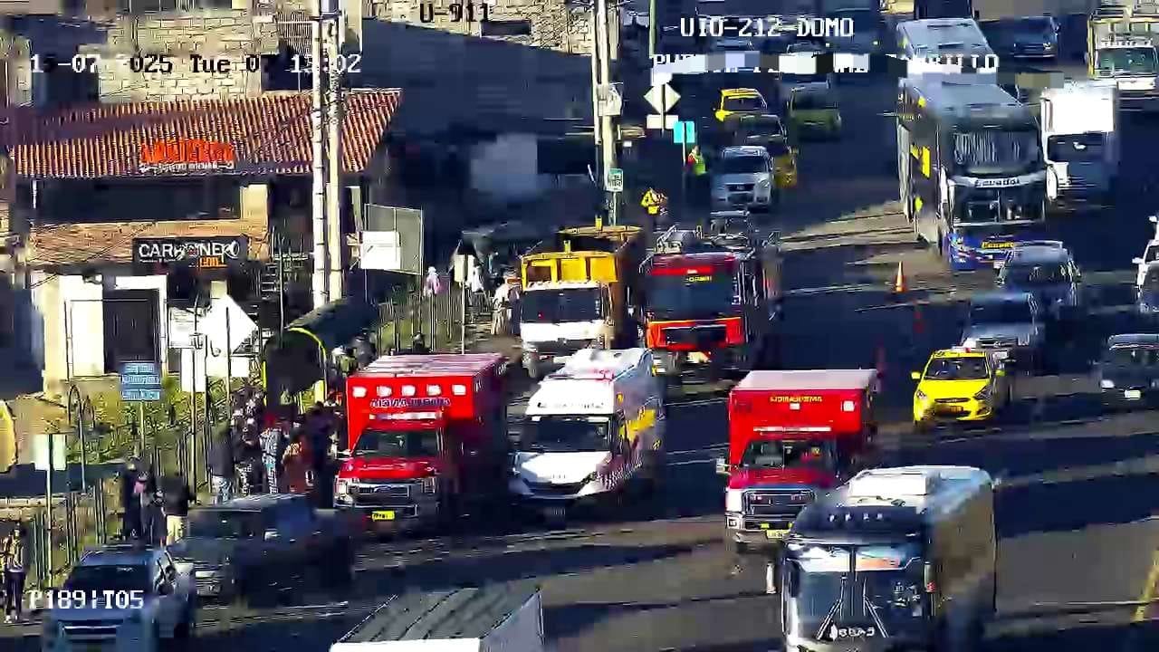 Accidente de tránsito en Tambillo