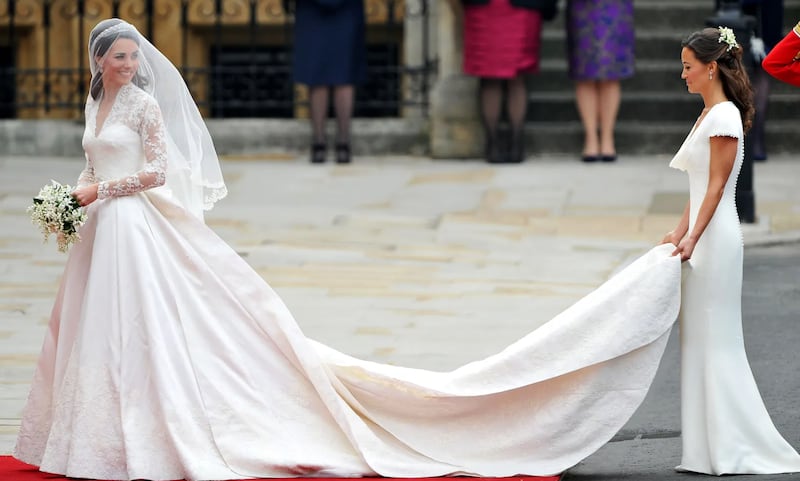 El vestido de bodas de la actual princesa de Gales.
