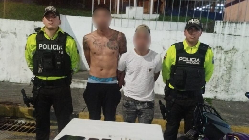 Así fueron ubicados delincuentes tras asaltar un local comercial en el norte de Quito