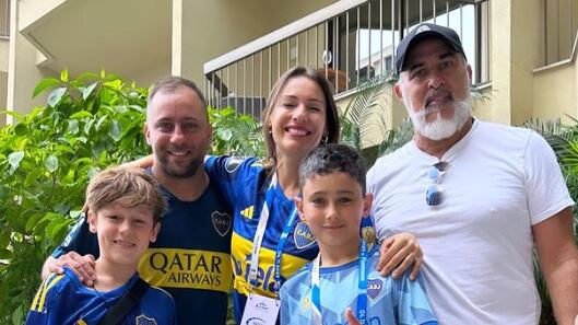 Hinchas de Boca que recibieron las entradas para la final de la Libertadores.