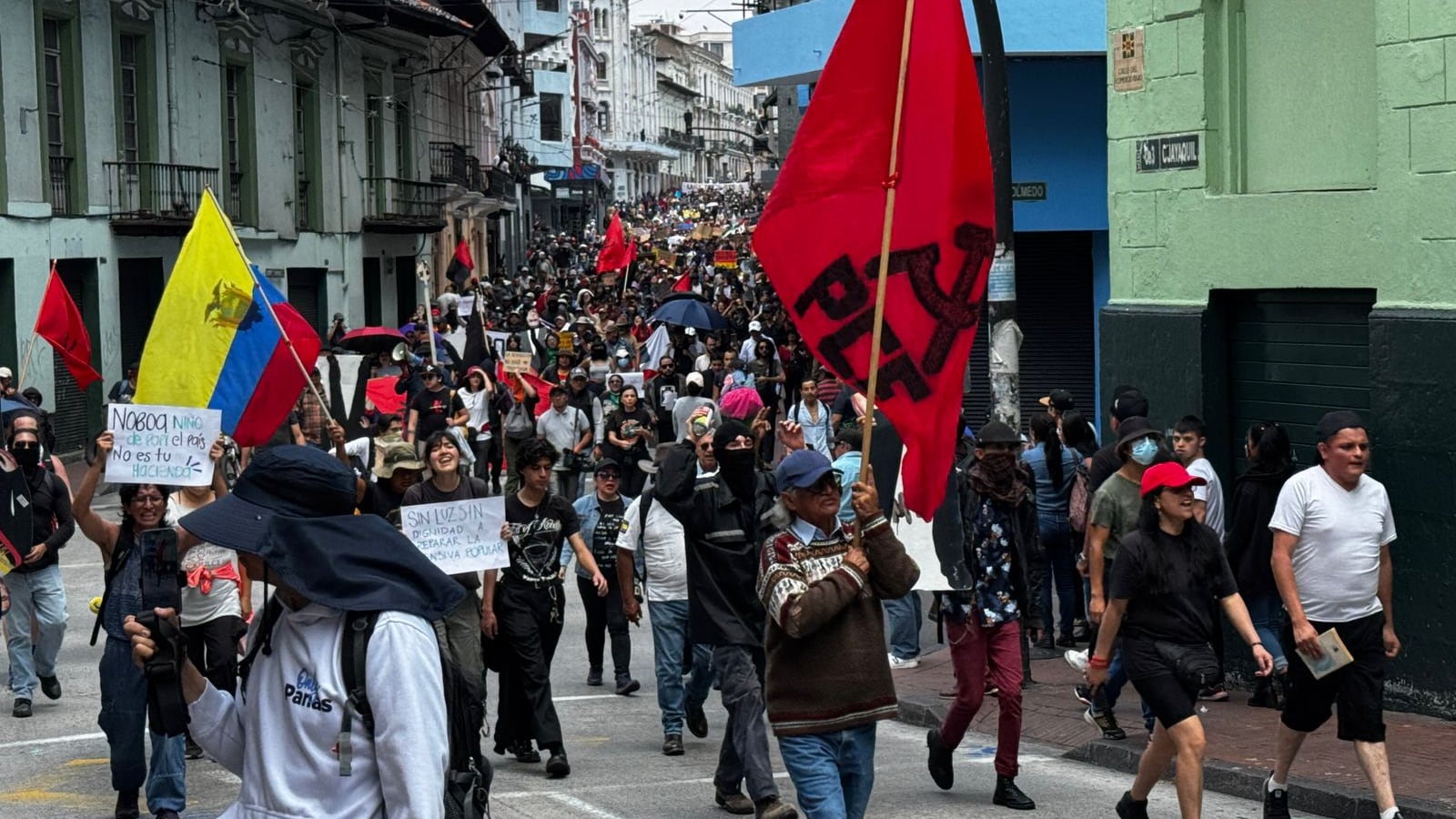 Policía no dejará pasar manifestantes al Centro Histórico de Quito