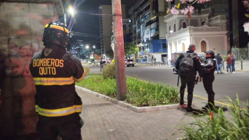 Imagen balacera en Quito