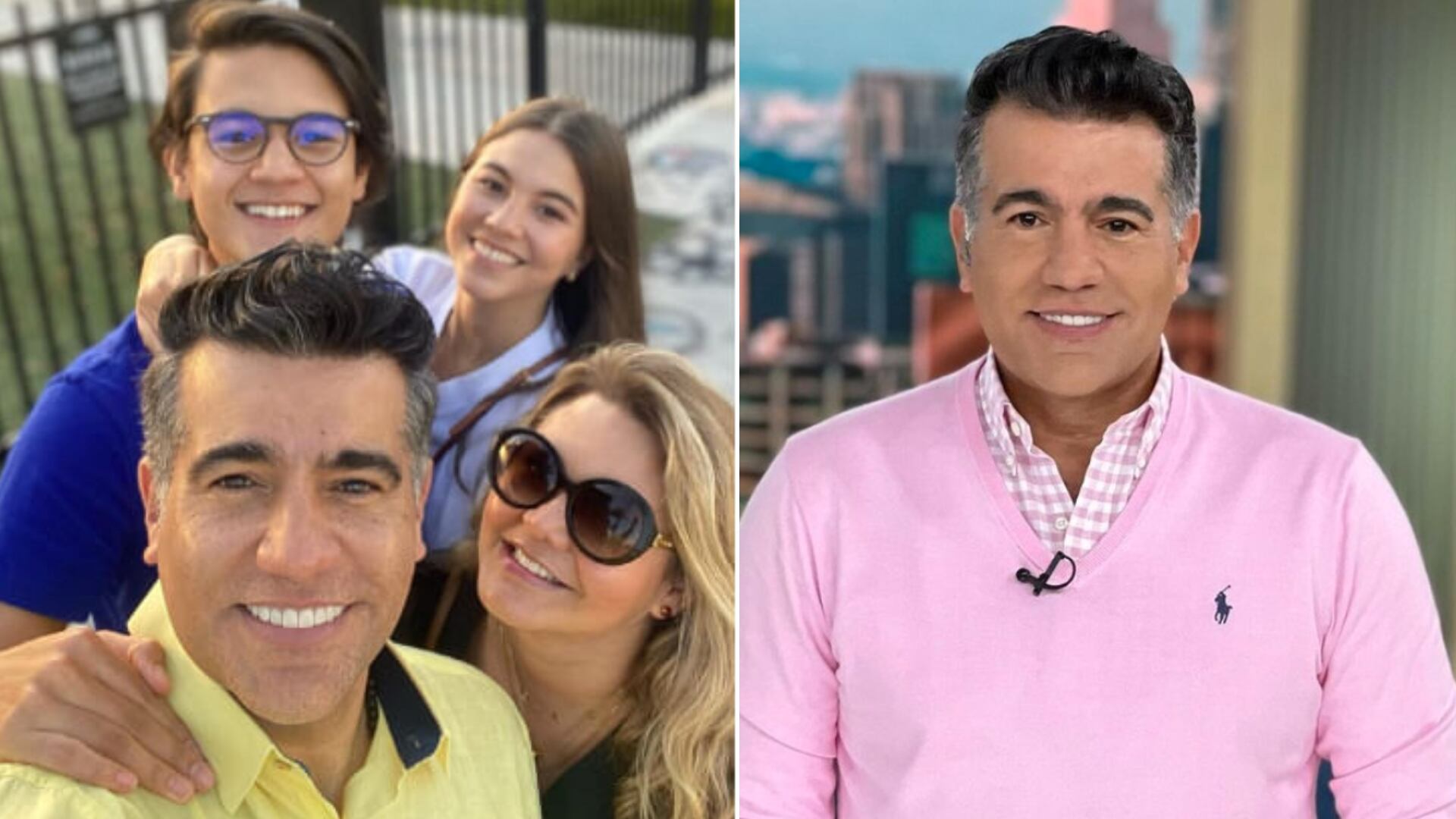 Carlos Calero le dio la bienvenida a dos nuevos integrantes de su familia