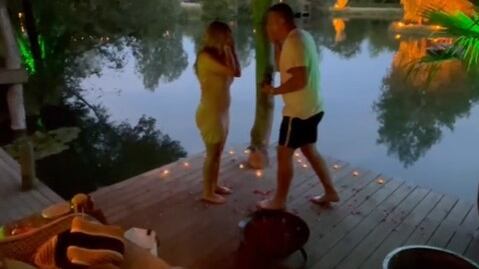 La propuesta de matrimonio no resultó como se esperaba