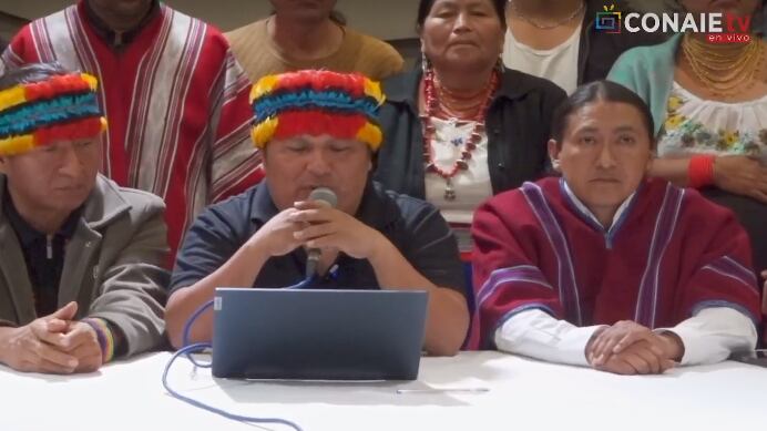 CONAIE ratifica movilizaciones en Ecuador
