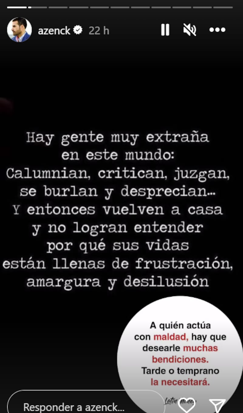 Historias de Instagram de Allan Zenck