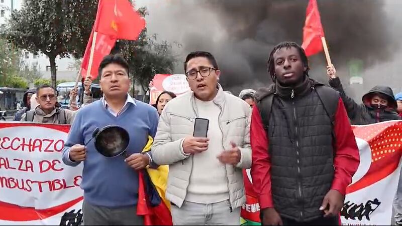 Frente Popular, UNE, FUT se tomaron algunas calles