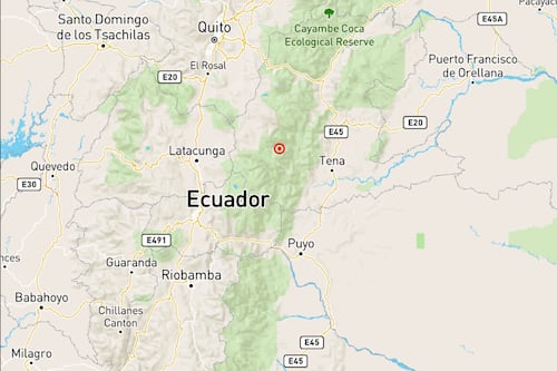 Sismo de 3.8 grados sacude Napo este 15 de marzo