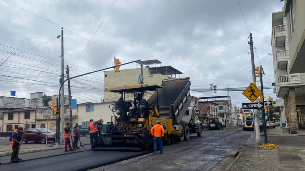 Obras de la Alcaldía de Guayaquil continúan en ejecución.