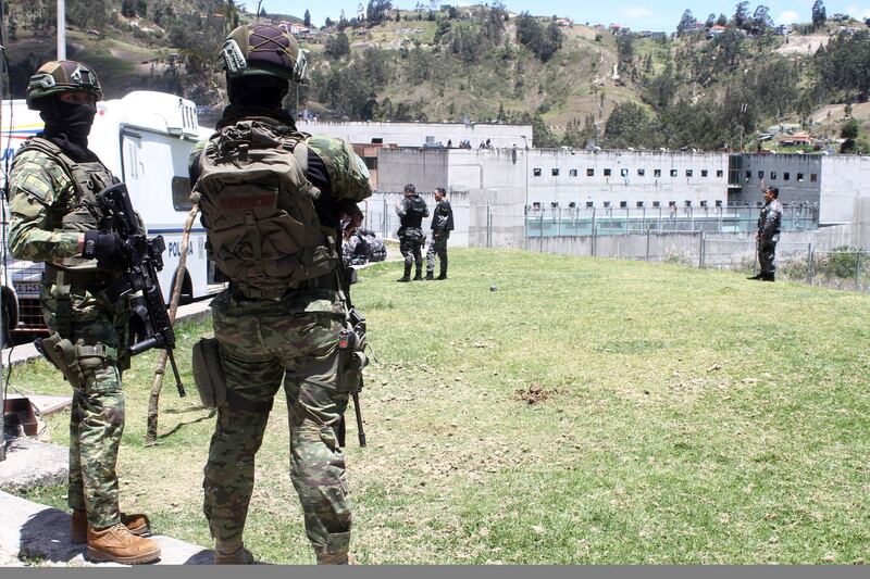 Intento de amotinamiento por los PPL en apoyo a los presos que se encuentran en Cotopaxi, en agosto de 2023